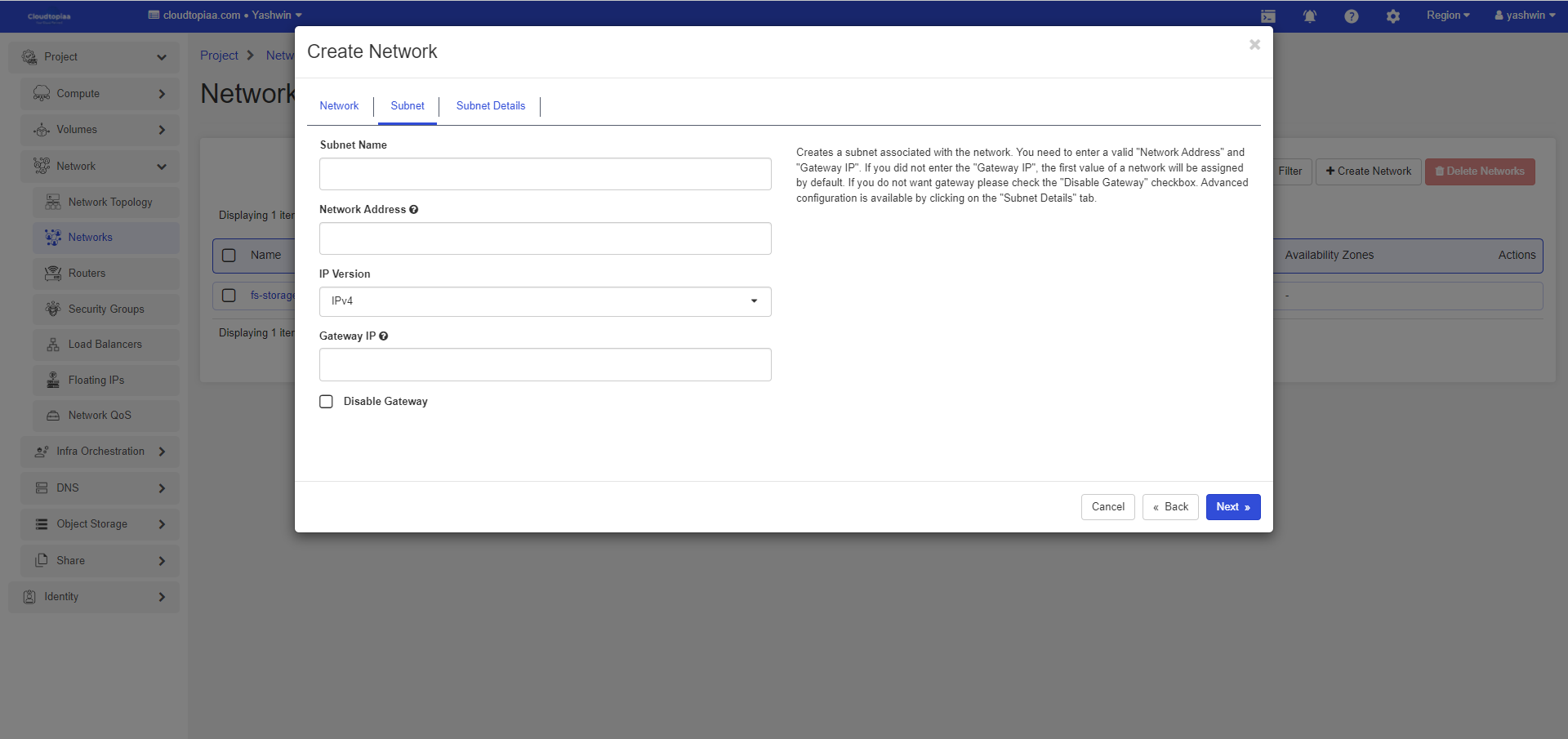 Subnet Network